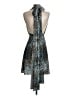 Moda International Animal Print Blue Cocktail Dress Size S - photo 2