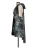 Moda International Animal Print Blue Cocktail Dress Size S - photo 5