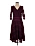 Chaya Burgundy Cocktail Dress Size 8 - photo 1