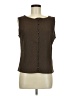 Modern Works Brown Sleeveless Blouse Size M - photo 1
