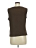 Modern Works Brown Sleeveless Blouse Size M - photo 2