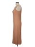 Assorted Brands Solid Tan Casual Dress Size L - photo 5