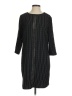 Ann Taylor 100% Polyester Stripes Black Casual Dress Size S - photo 1