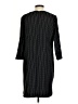 Ann Taylor 100% Polyester Stripes Black Casual Dress Size S - photo 2