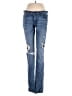 Unbranded Hearts Blue Jeans Size 27 waist - photo 1