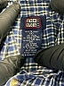 Faded Glory Checkered-gingham Blue Short Sleeve Button-Down Shirt Size 8 - photo 3