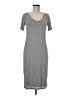 Three Dots Solid Gray Casual Dress Size M - photo 1