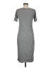 Three Dots Solid Gray Casual Dress Size M - photo 2