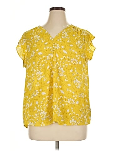 Maison d' Amelie Short Sleeve Blouse (view 1)