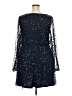 PAPELL Studio 100% Polyester Stars Blue Cocktail Dress Size 18 - photo 2