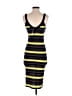 Splendid Stripes Yellow Casual Dress Size XS - photo 2
