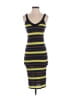 Splendid Stripes Yellow Casual Dress Size XS - photo 1