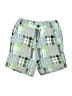 Gymboree 100% Cotton Plaid Green Shorts Size 7 - photo 1