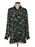 J.Jill 100% Polyester Floral Teal Long Sleeve Blouse Size S - photo 1