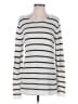 August Mist Stripes White Pullover Sweater Size XS - photo 1