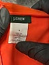 J.Crew 100% Silk Solid Orange Cocktail Dress Size 4 - photo 7