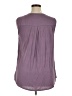 Papermoon 100% Polyester Purple Sleeveless T-Shirt Size 1X - photo 2
