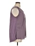 Papermoon 100% Polyester Purple Sleeveless T-Shirt Size 1X - photo 4