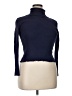 So real So right 100% Cotton Blue Turtleneck Sweater Size 14 - photo 1