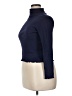 So real So right 100% Cotton Blue Turtleneck Sweater Size 14 - photo 5