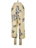 Unbranded Floral Ivory Casual Pants Size L - photo 2