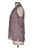 Etcetera 100% Polyester Brown Sleeveless Blouse Size 8 - photo 5