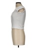 Zara Silver Sleeveless T-Shirt Size L - photo 5