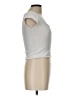 Zara Silver Sleeveless T-Shirt Size L - photo 4