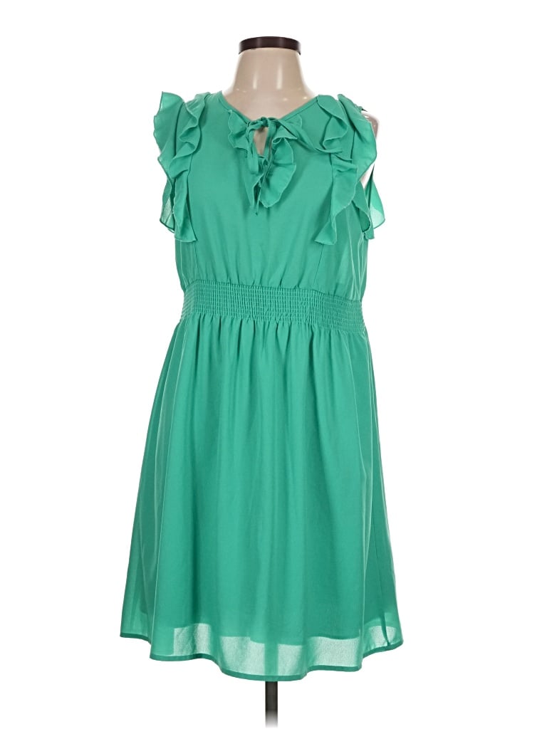 Pre-owned Ya Los Angeles Casual Dress In Green