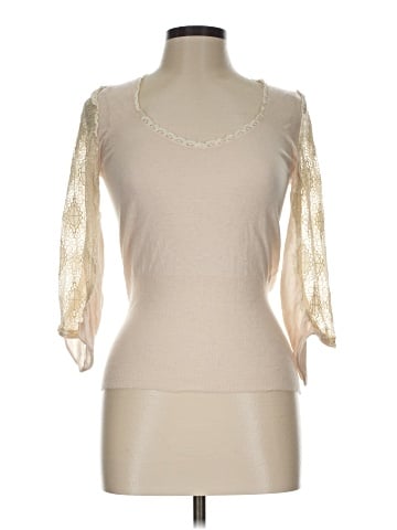 Knitted & Knotted 3/4 Sleeve Top (view 1)