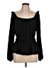 Nine West 100% Polyester Black Long Sleeve Blouse Size L - photo 1