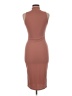 Boohoo Solid Brown Cocktail Dress Size 6 - photo 2
