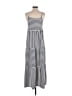 Shein Stripes Gray Casual Dress Size S - photo 2