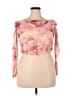 Dynamite Pink 3/4 Sleeve Blouse Size L - photo 1