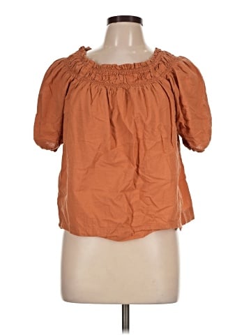 Free Assembly Short Sleeve Blouse (view 1)