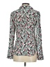 Boden Print Green Long Sleeve Blouse Size 4 - photo 2