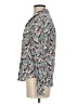 Boden Print Green Long Sleeve Blouse Size 4 - photo 5