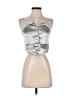 Shein 100% Polyester Silver Tank Top Size 4 - photo 1