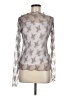 Unbranded Silver Long Sleeve Blouse Size M - photo 1