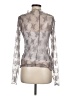 Unbranded Silver Long Sleeve Blouse Size M - photo 2