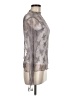 Unbranded Silver Long Sleeve Blouse Size M - photo 4