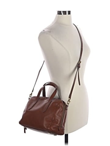 Fossil Leather Satchel (view 2)