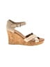 TOMS Tan Wedges Size 10 - photo 1