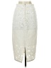 Rebecca Taylor Ivory Silver Formal Skirt Size 0 - photo 2
