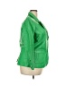 Metrostyle 100% Leather Green Jacket Size XXL (estimated) - photo 4