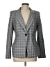 Tommy Hilfiger Plaid Gray Blazer Size 10 - photo 1