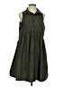 Unbranded Solid Green Casual Dress Size XS (estimated) - photo 1