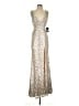 IEENA for Mac Duggal 100% Polyester Silver Cocktail Dress Size 2 - photo 1