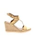 Coach Gold Wedges Size 8 1/2 - photo 1