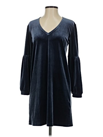 Madewell Velvet Balloon-Sleeve Dress (view 1)
